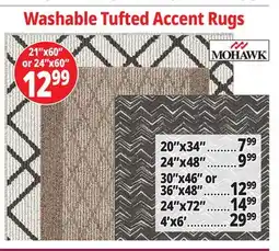 Ocean State Job Lot Washable Tufted Accent Rugs offer