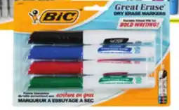 Ocean State Job Lot BIC Intensity Advanced Dry Erase Markers 4 Piece offer