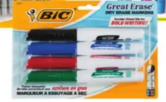 Ocean State Job Lot BIC Intensity Advanced Dry Erase Markers 4 Piece offer