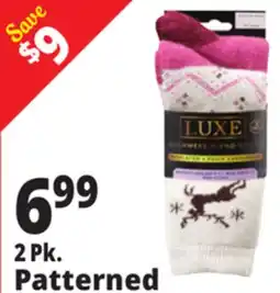 Ocean State Job Lot Luxe Women's Cashmere Blend Insulated Socks 2 Pack offer