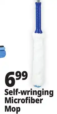 Ocean State Job Lot Gleam Self-Wringing Microfiber Mop offer