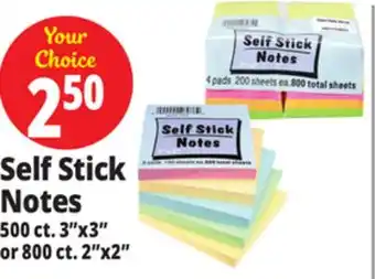 Ocean State Job Lot Assorted Color Sticky Notes 500 Sheets offer