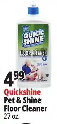 Ocean State Job Lot Quick Shine Floor Cleaner 27 oz offer