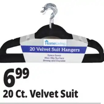 Ocean State Job Lot HomeLiving Velvet Suit Hangers 20 Count offer