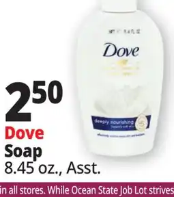 Ocean State Job Lot Dove offer