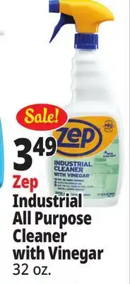Ocean State Job Lot ZEP Industrial Cleaner with Vinegar 32 oz offer