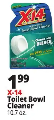 Ocean State Job Lot X-14 Antibacterial Drop-In Toilet Bowl Cleaner offer
