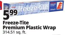 Ocean State Job Lot freeze-tite Premium Freezer Gauge Plastic Wrap 315 Sq ft offer