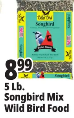 Ocean State Job Lot Better Bird Songbird Better Blends Food 5 lbs offer