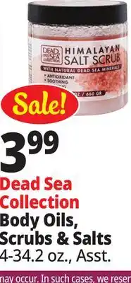 Ocean State Job Lot Dead Sea Himalayan Salt Scrub 23.28 oz offer