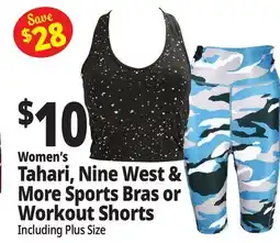 Ocean State Job Lot Women's Tahari, Nine West & More Sports Bras or Workout Shorts offer