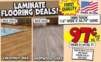 Ollie's 7MM THICK 7.6 WIDE X 50.79 LONG offer