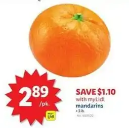 Lidl Mandarins offer