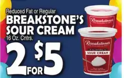 Bravo Supermarkets BREAKSTONE'S SOUR CREAM offer