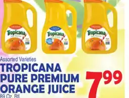Bravo Supermarkets TROPICANA PURE PREMIUM ORANGE JUICE offer