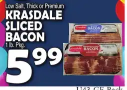 Bravo Supermarkets KRASDALE SLICED BACON offer