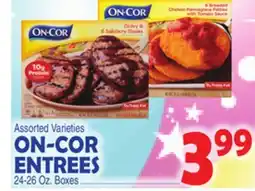 Bravo Supermarkets ON-COR ENTREES offer
