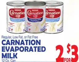 Bravo Supermarkets CARNATION EVAPORATED MILK offer