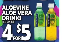 Bravo Supermarkets ALOEVINE ALOE VERA DRINKS offer