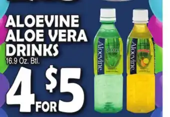 Bravo Supermarkets ALOEVINE ALOE VERA DRINKS offer