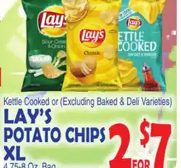 Bravo Supermarkets LAY'S POTATO CHIPS XL offer