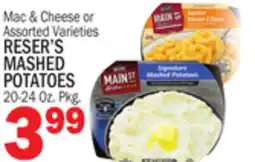 Bravo Supermarkets RESER'S MASHED POTATOES offer