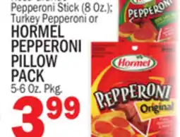 Bravo Supermarkets HORMEL PEPPERONI PILLOW PACK 5-6 Oz. Pkg offer