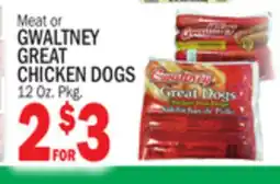 Bravo Supermarkets GWALTNEY GREAT CHICKEN DOGS offer