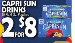 Bravo Supermarkets CAPRI SUN DRINKS offer