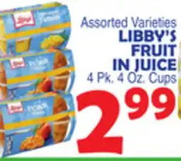 Bravo Supermarkets LIBBY'S FRUIT IN JUICE offer