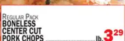 Bravo Supermarkets BONELESS CENTER CUT PORK CHOPS offer