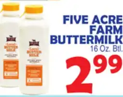 Bravo Supermarkets FIVE ACRE FARM BUTTERMILK offer
