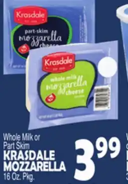 Bravo Supermarkets KRASDALE MOZZARELLA offer