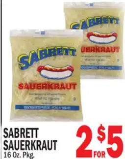 Bravo Supermarkets SABRETT SAUERKRAUT offer