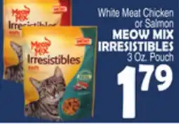 Bravo Supermarkets MEOW MIX IRRESISTIBLES offer