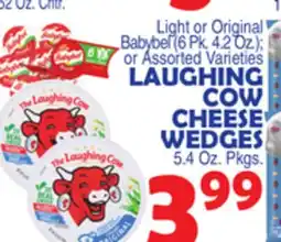 Bravo Supermarkets LAUGHING COW CHEESE WEDGES 5.4 Oz. Pkgs offer