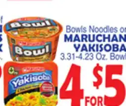 Bravo Supermarkets MARUCHAN YAKISOBA offer