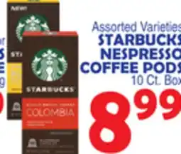 Bravo Supermarkets STARBUCKS NESPRESSO COFFEE PODS offer