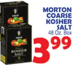 Bravo Supermarkets MORTON COARSE KOSHER SALT offer