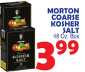 Bravo Supermarkets MORTON COARSE KOSHER SALT offer