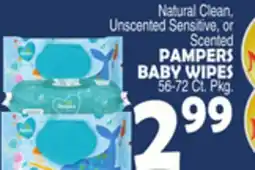 Bravo Supermarkets PAMPERS BABY WIPES offer