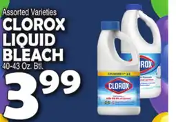 Bravo Supermarkets CLOROX LIQUID BLEACH offer
