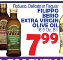 Bravo Supermarkets FILIPPO BERIO EXTRA VIRGIN OLIVE OIL offer