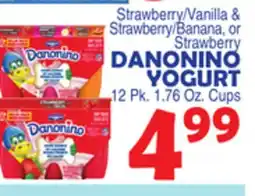 Bravo Supermarkets DANONINO YOGURT offer