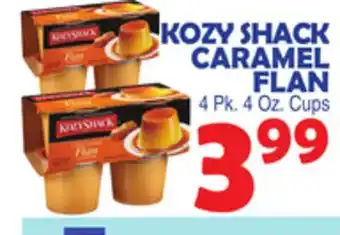 Bravo Supermarkets KOZY SHACK CARAMEL FLAN offer