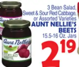 Bravo Supermarkets AUNT NELLIE'S BEETS offer