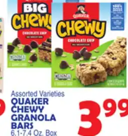 Bravo Supermarkets QUAKER CHEWY GRANOLA BARS offer