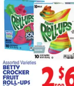 Bravo Supermarkets BETTY CROCKER FRUIT ROLL-UPS offer
