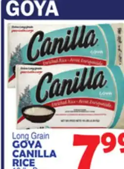 Bravo Supermarkets GOYA CANILLA RICE offer