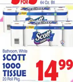 Bravo Supermarkets SCOTT 1000 TISSUE offer